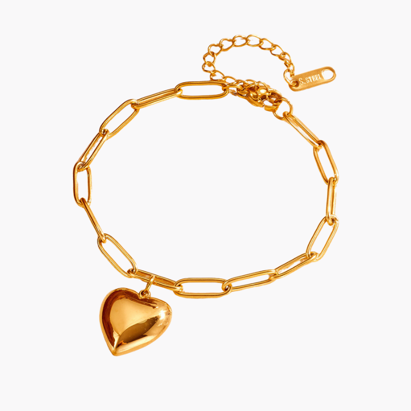 Liana Bold Heart Bracelet