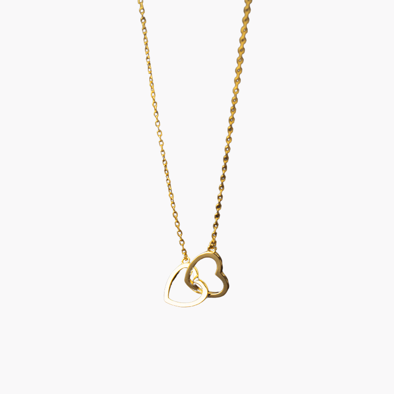 Isolde Double Heart Necklace