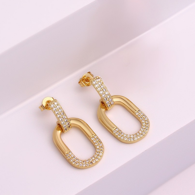 Tavira Link Drop Earrings