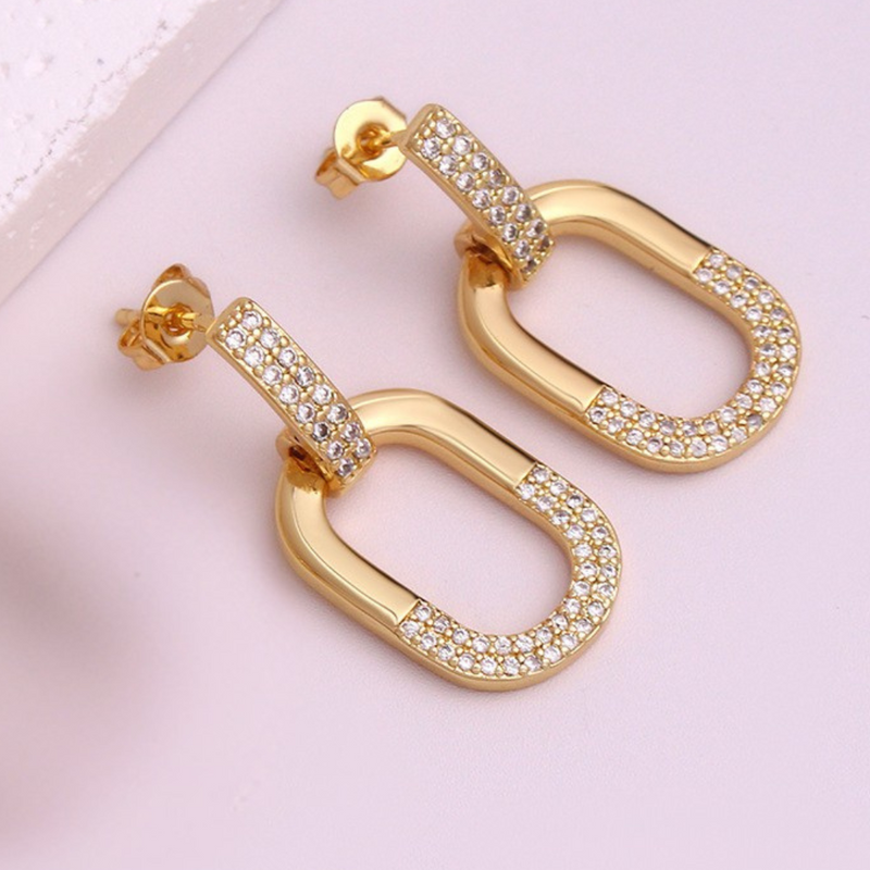 Tavira Link Drop Earrings