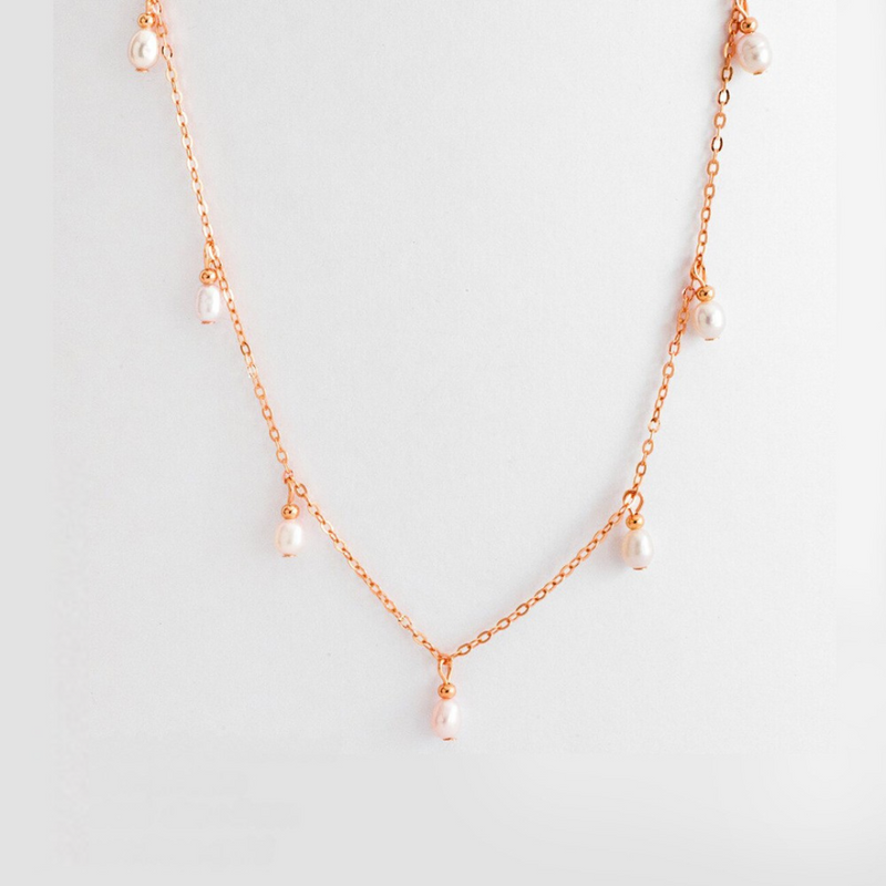 Romy Pearl Drop Necklace