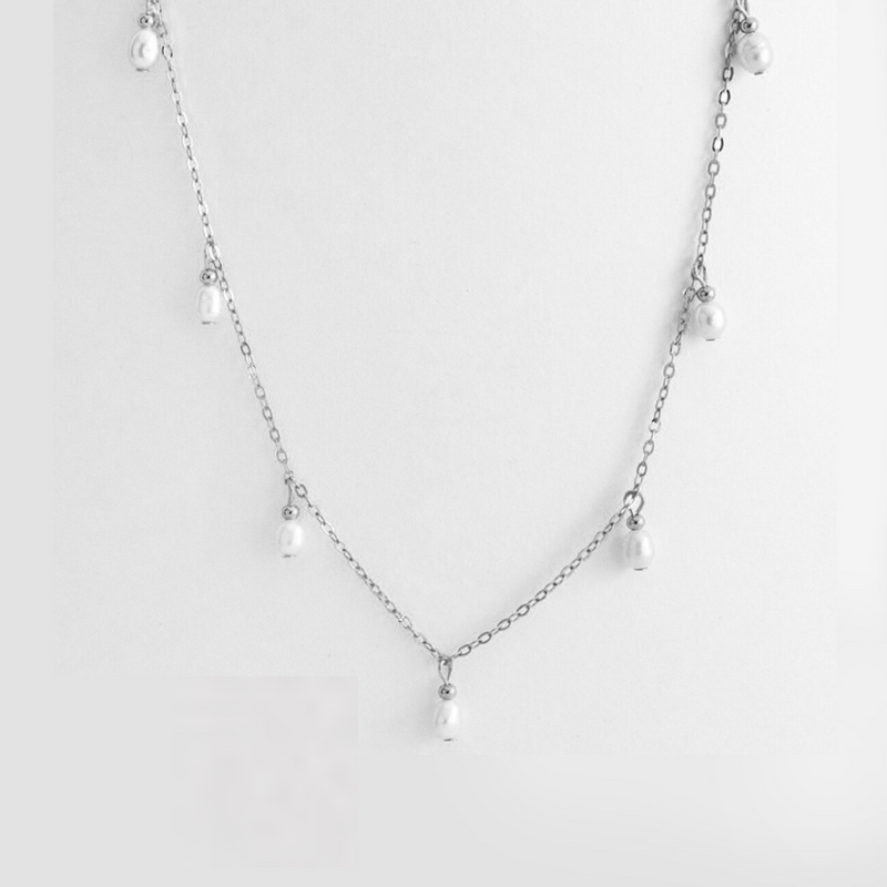 Romy Pearl Drop Necklace