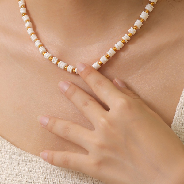 Sabine Shell Bead Necklace