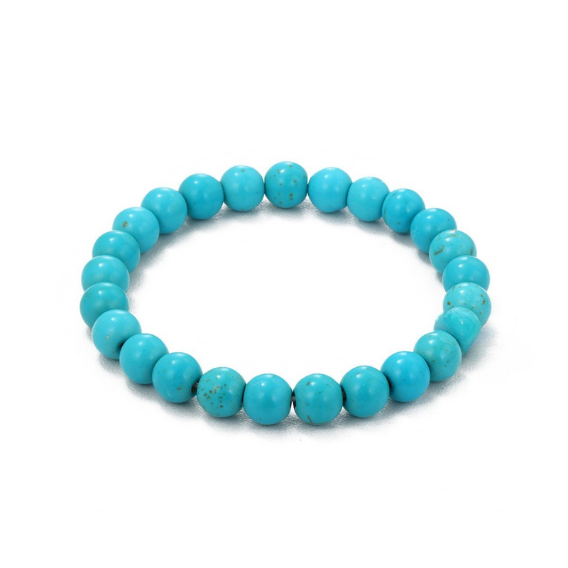 Turquoise Charm Bead Bracelets