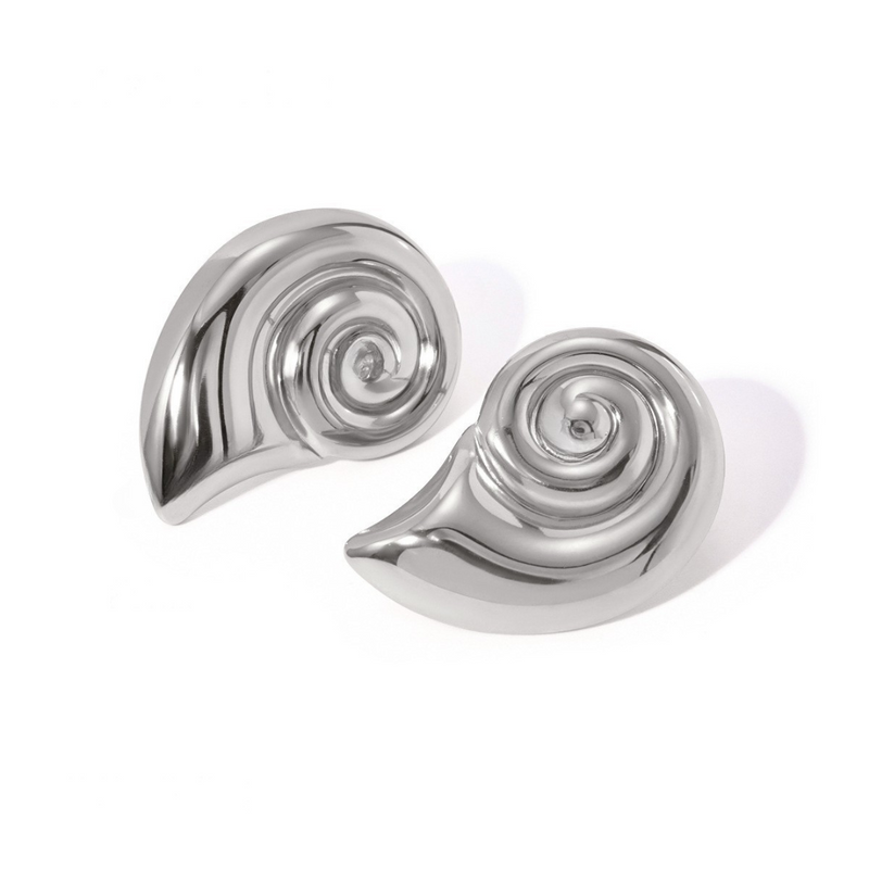 Sarina Conch Stud Earrings