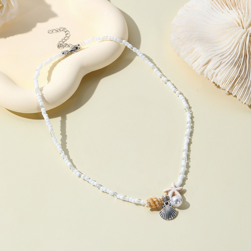 Nerelle Shell Charm Necklace
