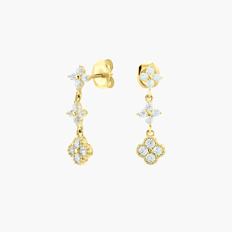 Éloise Floral Drop Earrings