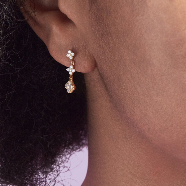 Éloise Floral Drop Earrings