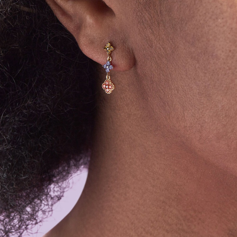 Éloise Floral Drop Earrings