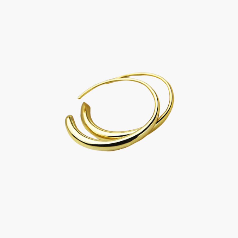 Clara Sleek Hoop Earrings