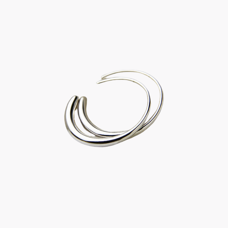 Clara Sleek Hoop Earrings