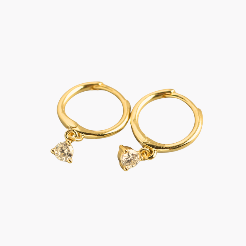 Coralie Spark Hoop Earrings