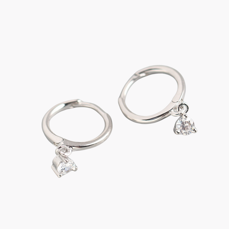 Coralie Spark Hoop Earrings