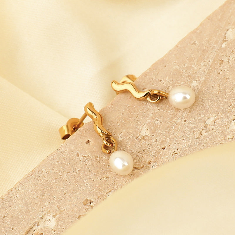 Ondine Pearl Drop Earrings