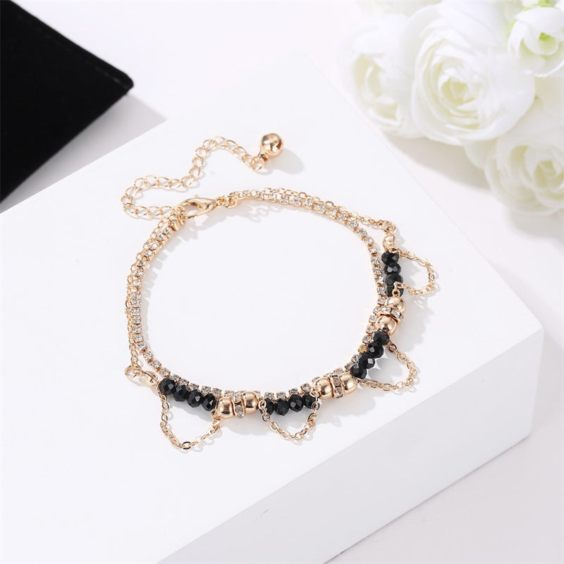 Mirabel Noir Bead Bracelet