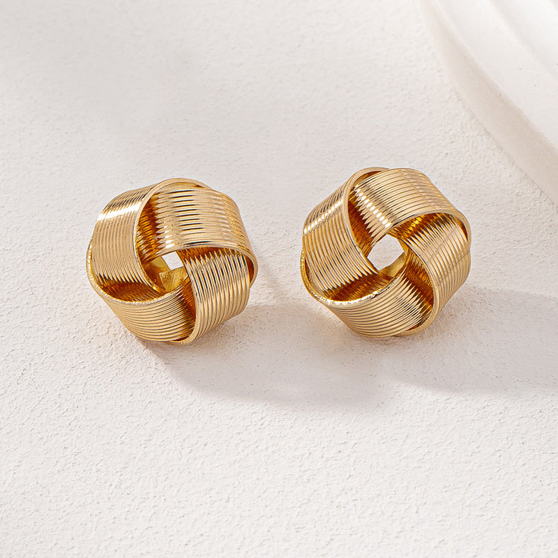 Tavina Knot Stud Earrings