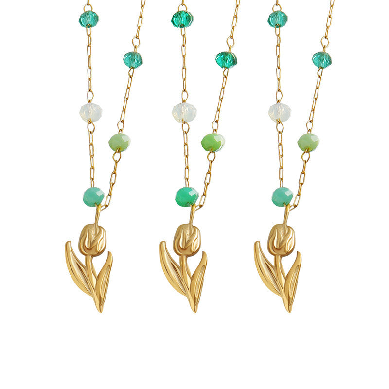 Talia Leaf Necklace