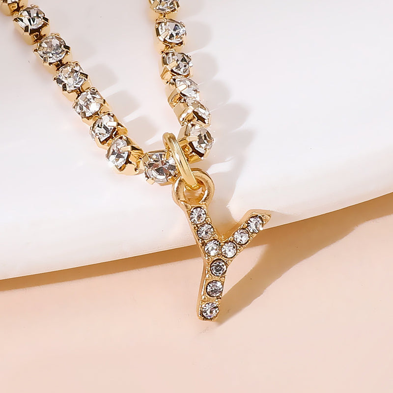 Selene Initial Anklet