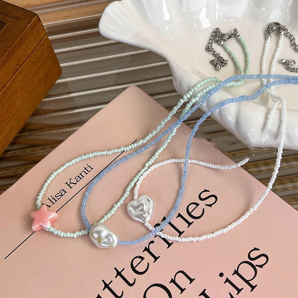Mira Pastel Charm Necklace
