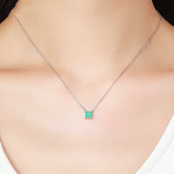 Meliora Emerald Pendant Necklace