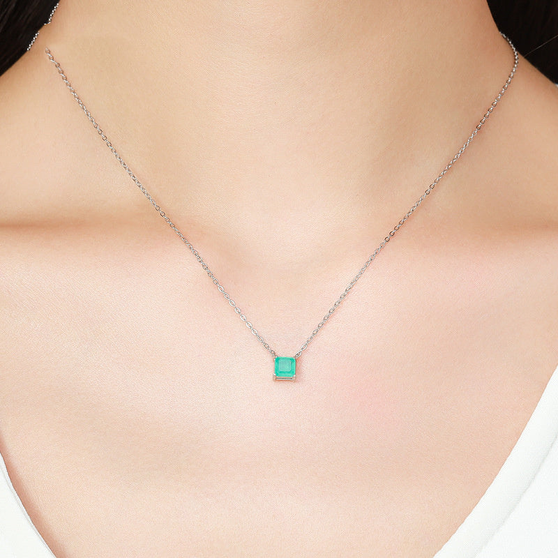 Meliora Emerald Pendant Necklace