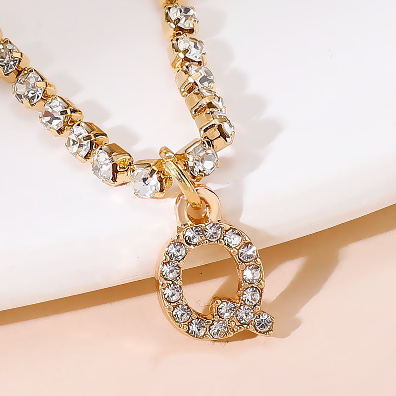 Selene Initial Anklet