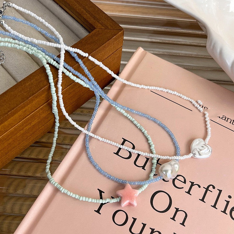 Mira Pastel Charm Necklace