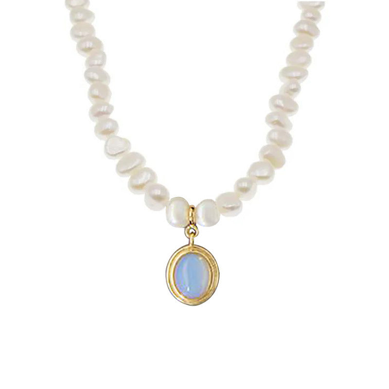 Aurela Pearl Drop Necklace