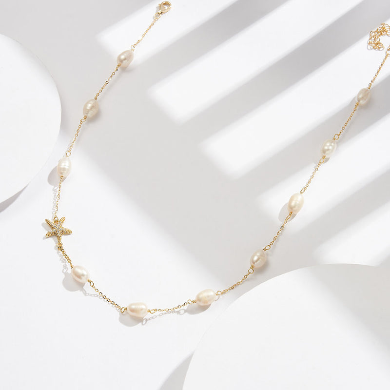 Elaris Starfish Pearl Necklace