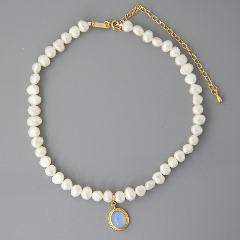 Aurela Pearl Drop Necklace