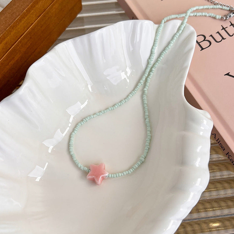Mira Pastel Charm Necklace
