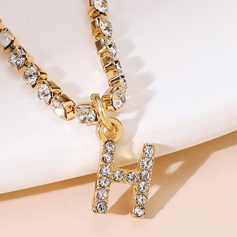 Selene Initial Anklet