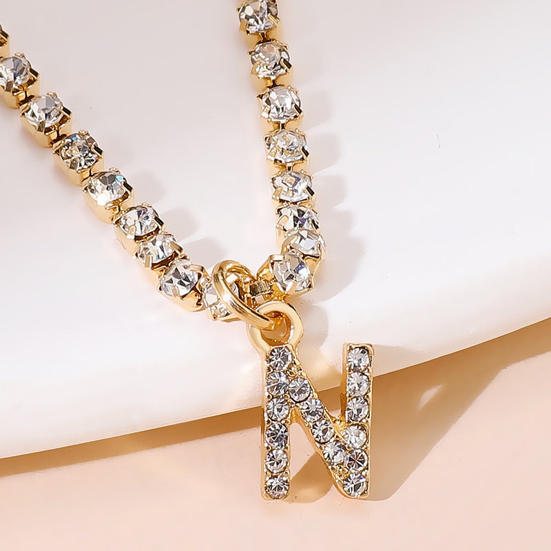 Selene Initial Anklet