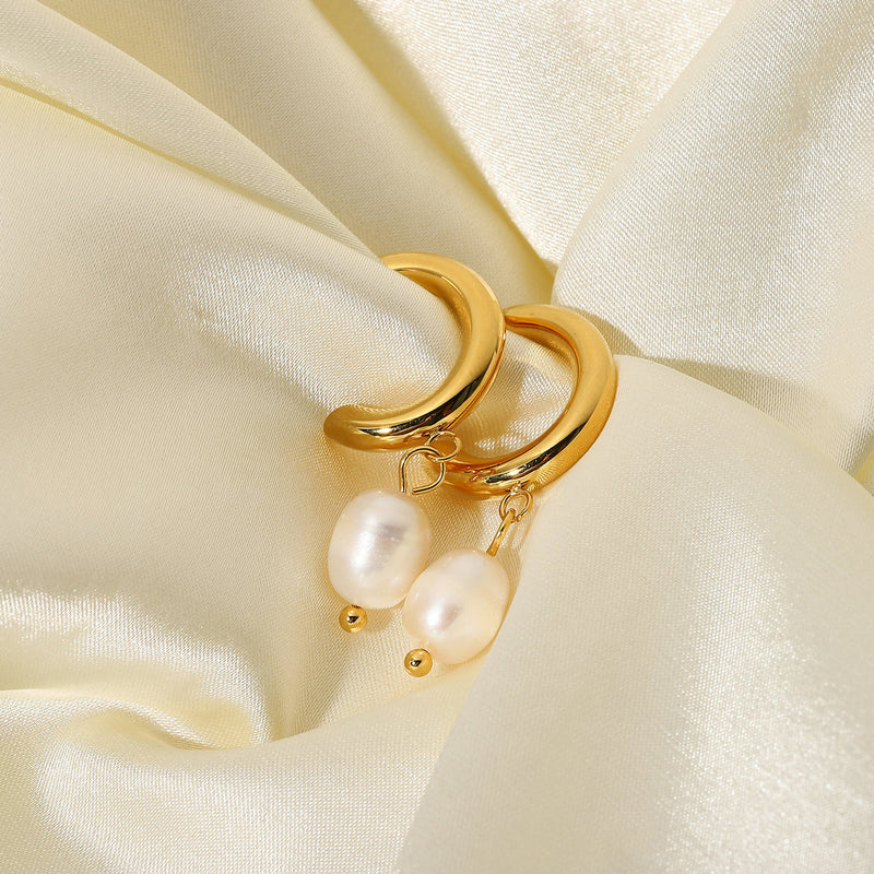 Delara Pearl Drop Earrings