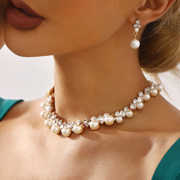 Serelina Pearl Crystal Set