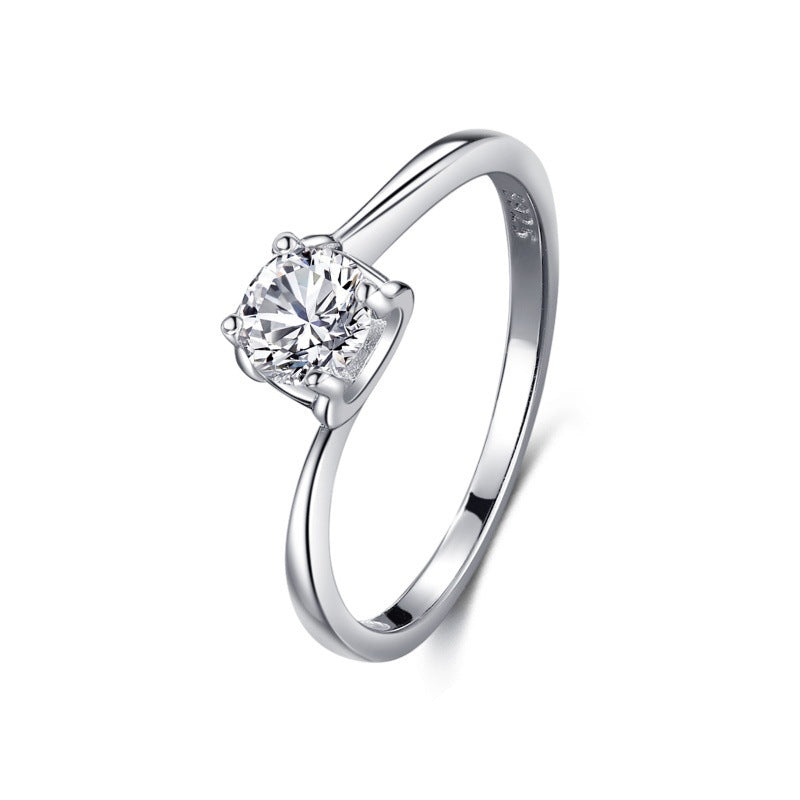 Vittoria Silver Promise Ring