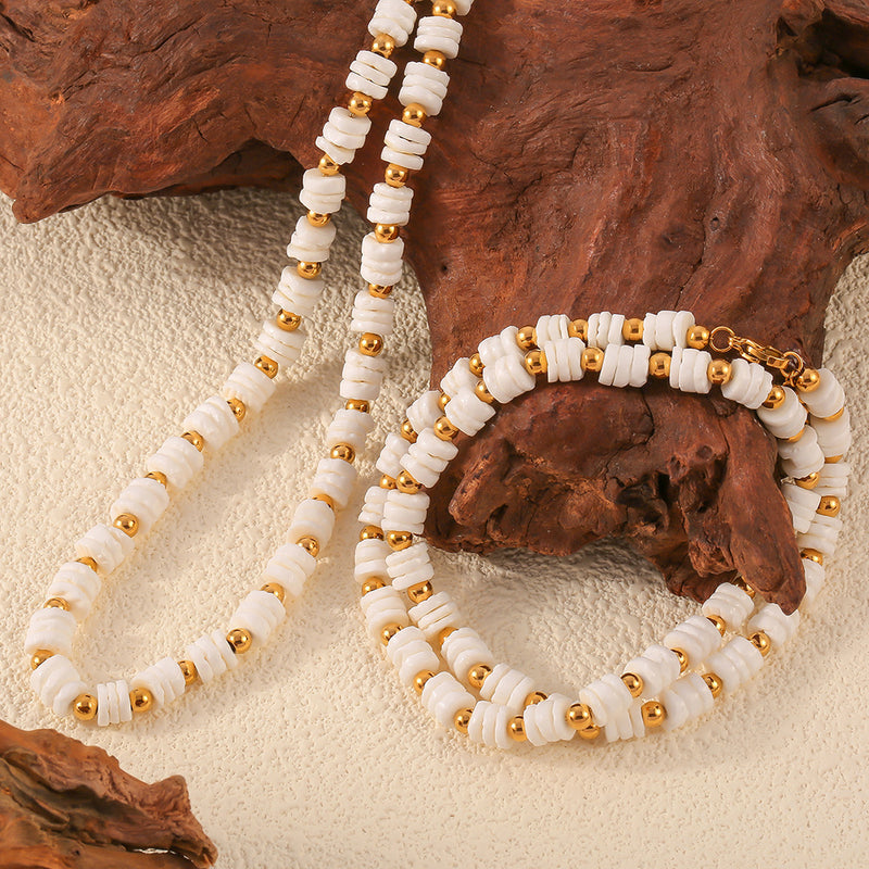 Sabine Shell Bead Necklace