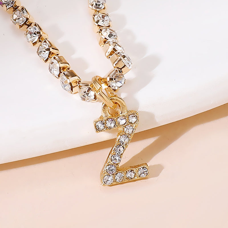 Selene Initial Anklet