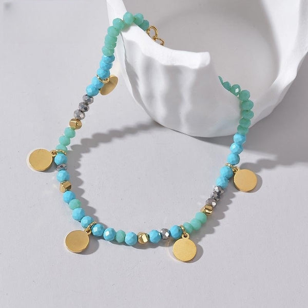 Thalia Turquoise Seed-Bead Bracelet