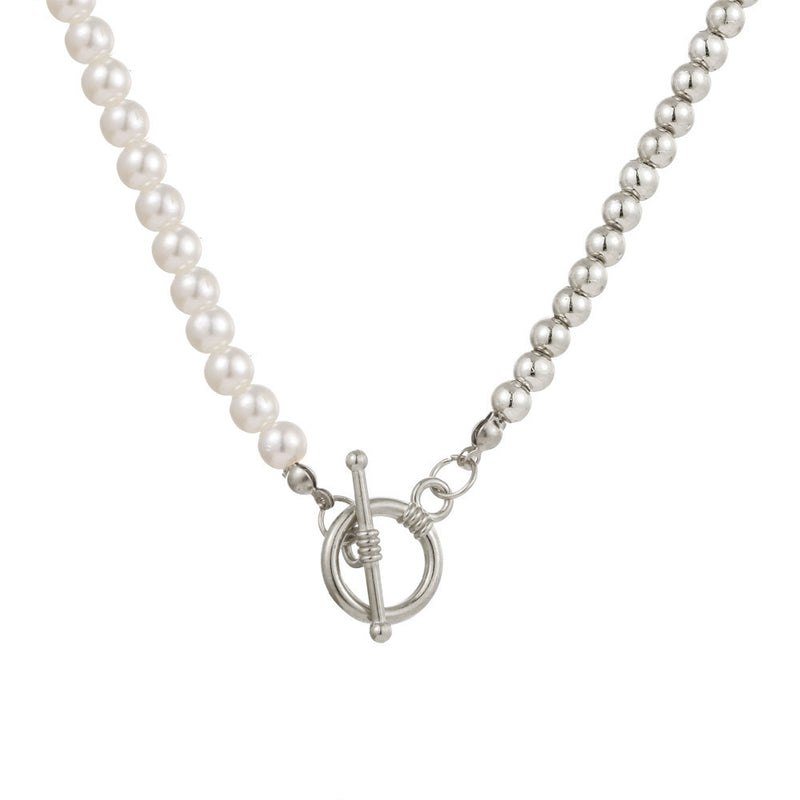 Vionne Contrast Bead Necklace