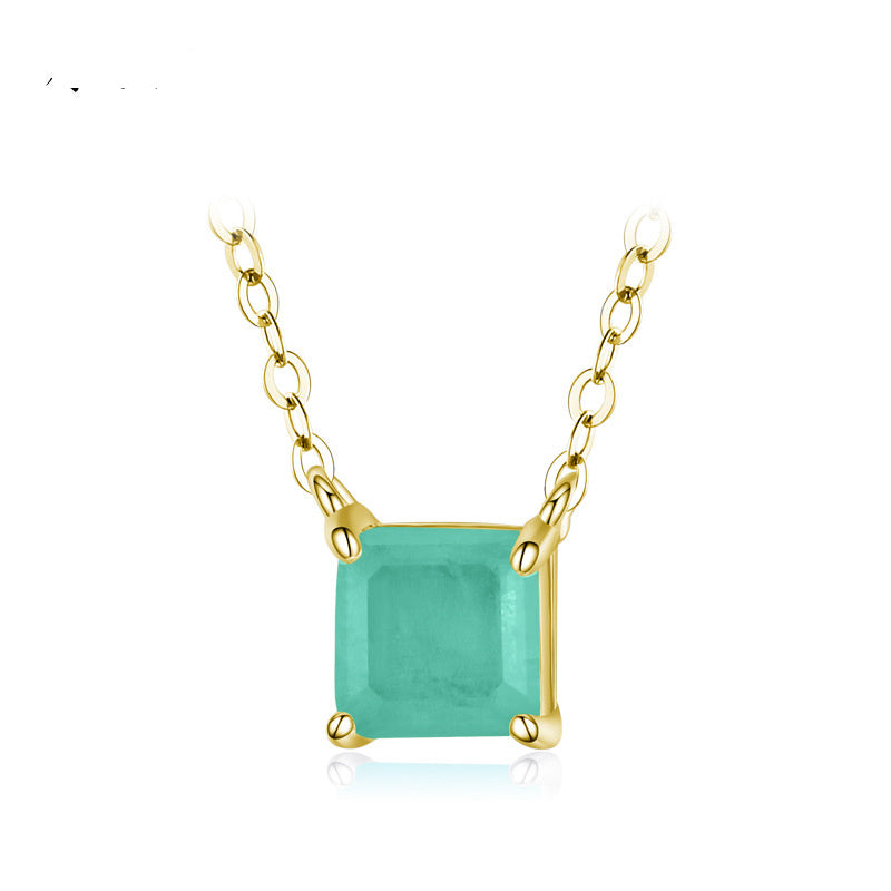 Meliora Emerald Pendant Necklace