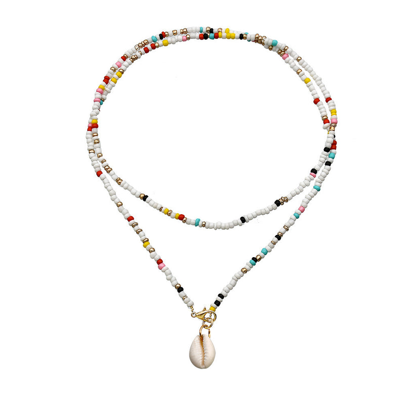 Kaia Shell Bead Necklace