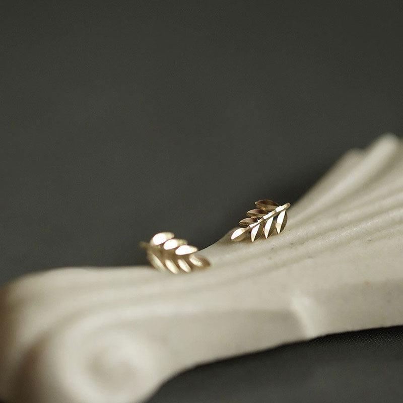 Juliette Leaf Stud Earrings
